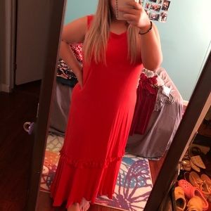 Long Dress with Tassels